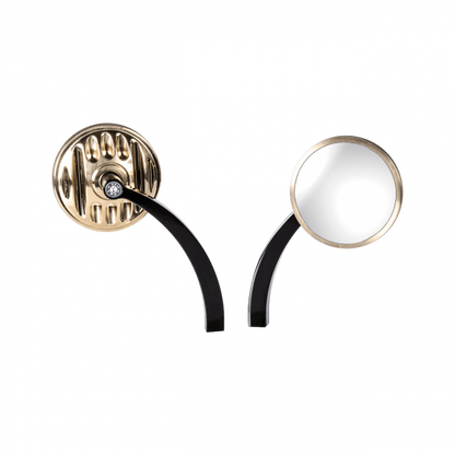 Grill Mirror Brass – Bracket Black