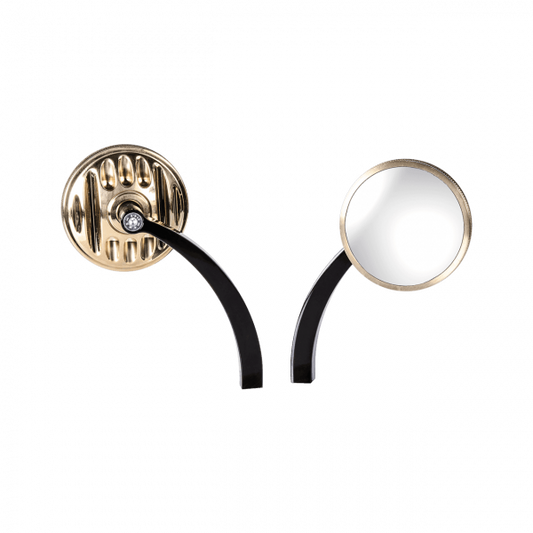 Grill Mirror Brass – Bracket Black